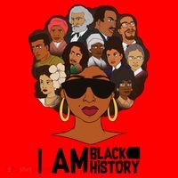 I Am Black History Love My Roots Santa Hat thumb 1
