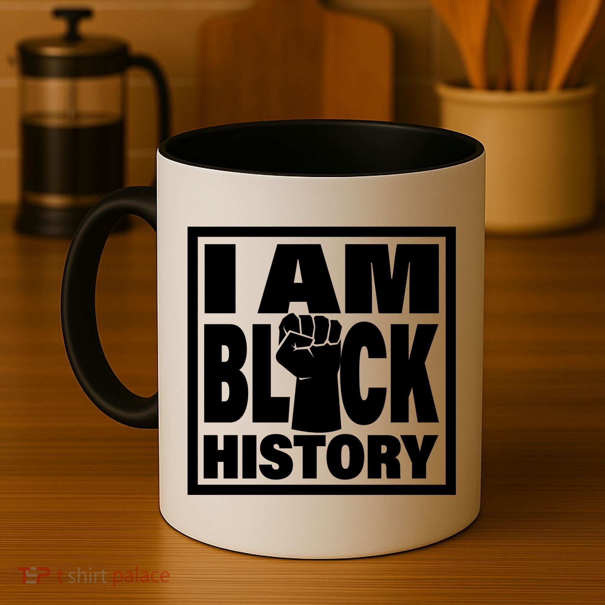 I Am Black History Proud African American Coffee Mug