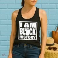 I Am Black History Proud African American Women's Tank Top thumb 2