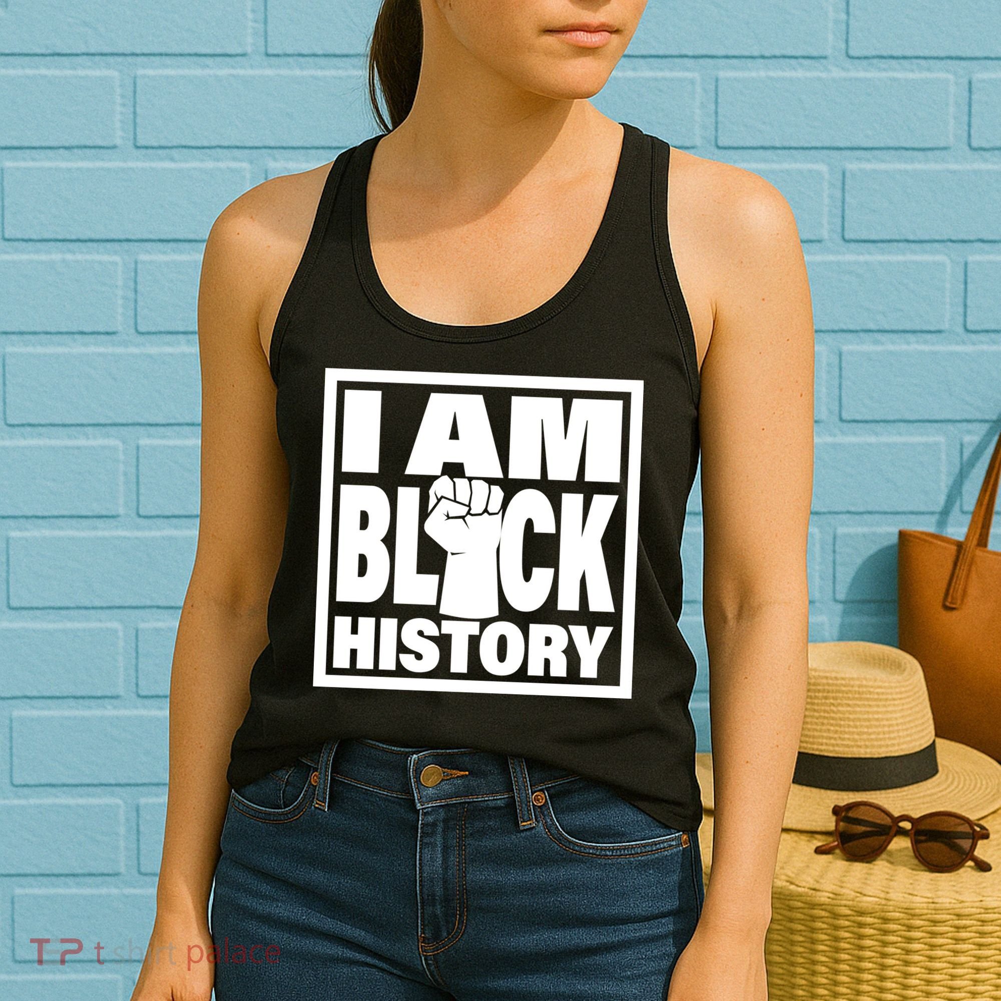 I Am Black History Proud African American Women's Tank Top