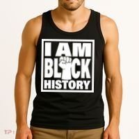I Am Black History Proud African American Tank Top thumb 3