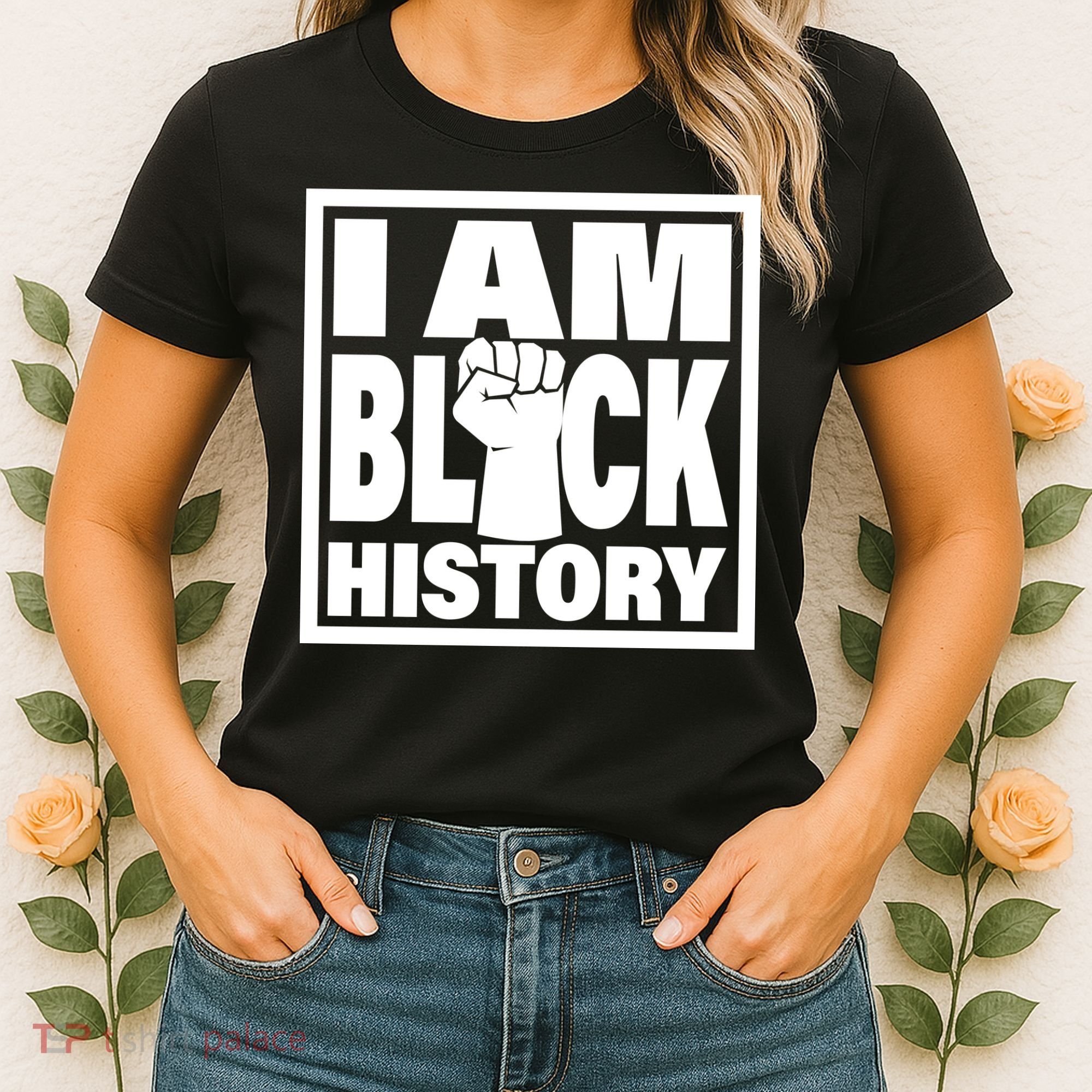 I Am Black History Proud African American Women's T-Shirt