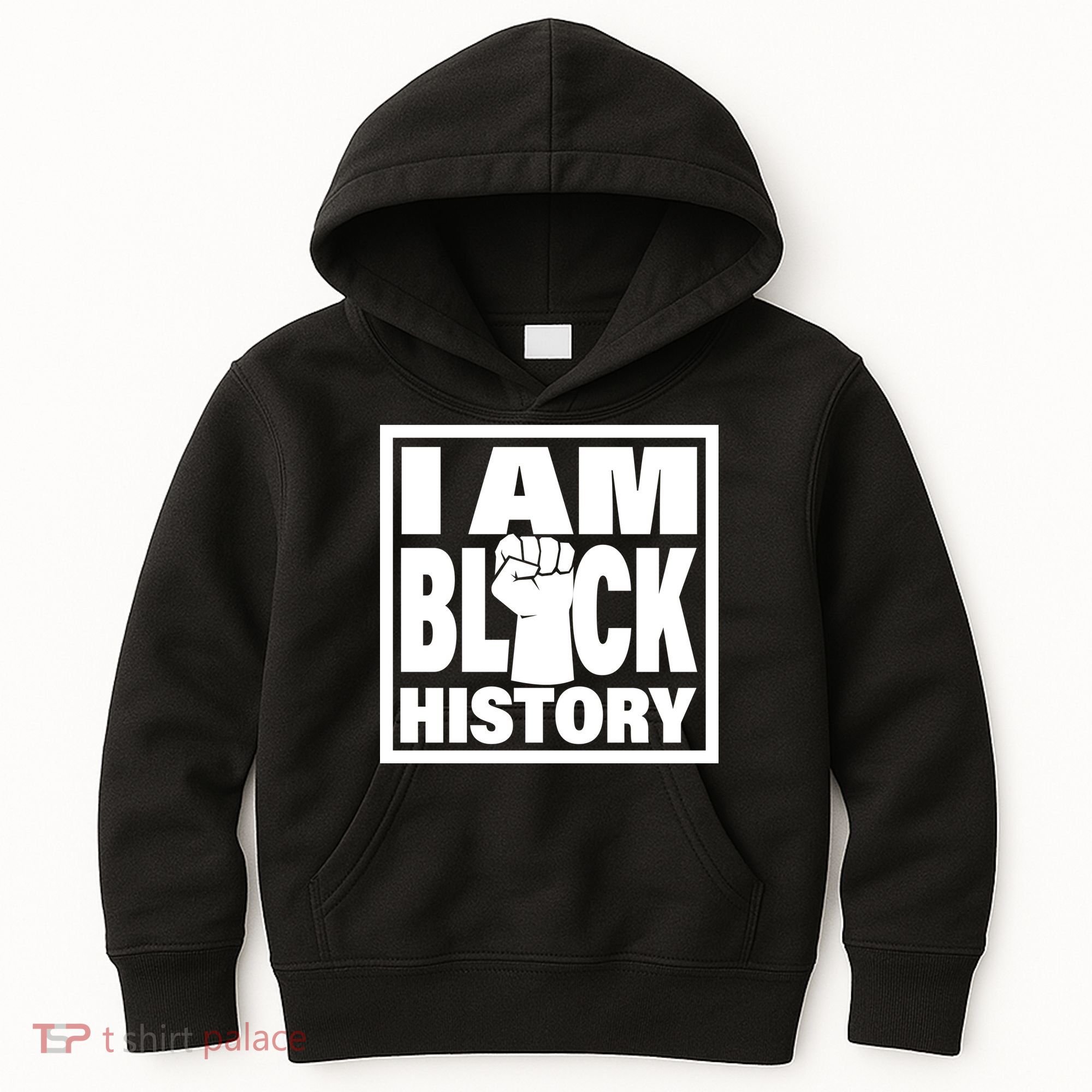 I Am Black History Proud African American Kids Hoodie