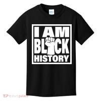 I Am Black History Proud African American Kids T-Shirt thumb 0
