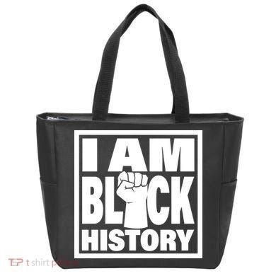I Am Black History Proud African American Tote Bag