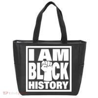I Am Black History Proud African American Tote Bag thumb 0