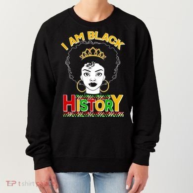 I Am Black History Royal Black Woman Women's Sweatshirt
