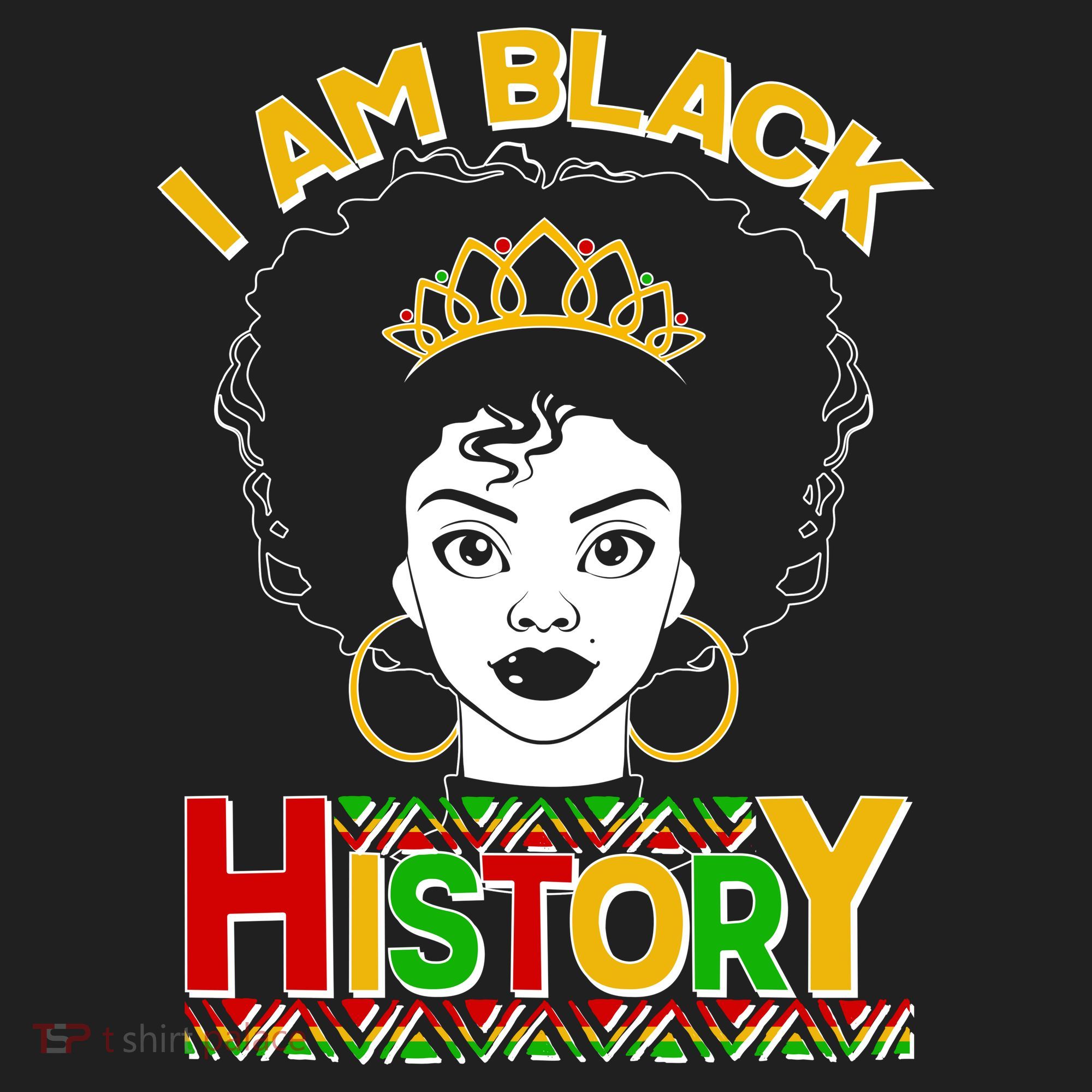 I Am Black History Royal Black Woman Women's Sweatshirt