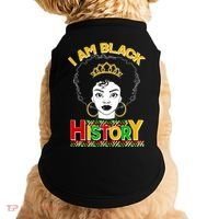 I Am Black History Royal Black Woman Doggie Tank thumb 0