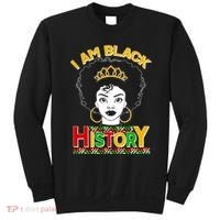 I Am Black History Royal Black Woman Sweatshirt thumb 0