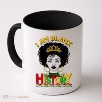 I Am Black History Royal Black Woman Coffee Mug thumb 0