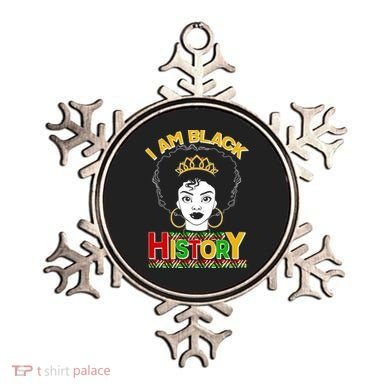 I Am Black History Royal Black Woman Ornament