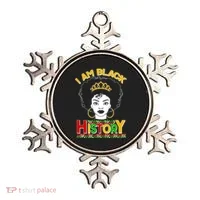 I Am Black History Royal Black Woman Ornament thumb 0