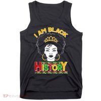 I Am Black History Royal Black Woman Tank Top thumb 0