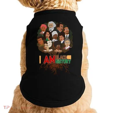I Am Black History Tree Roots Doggie Tank