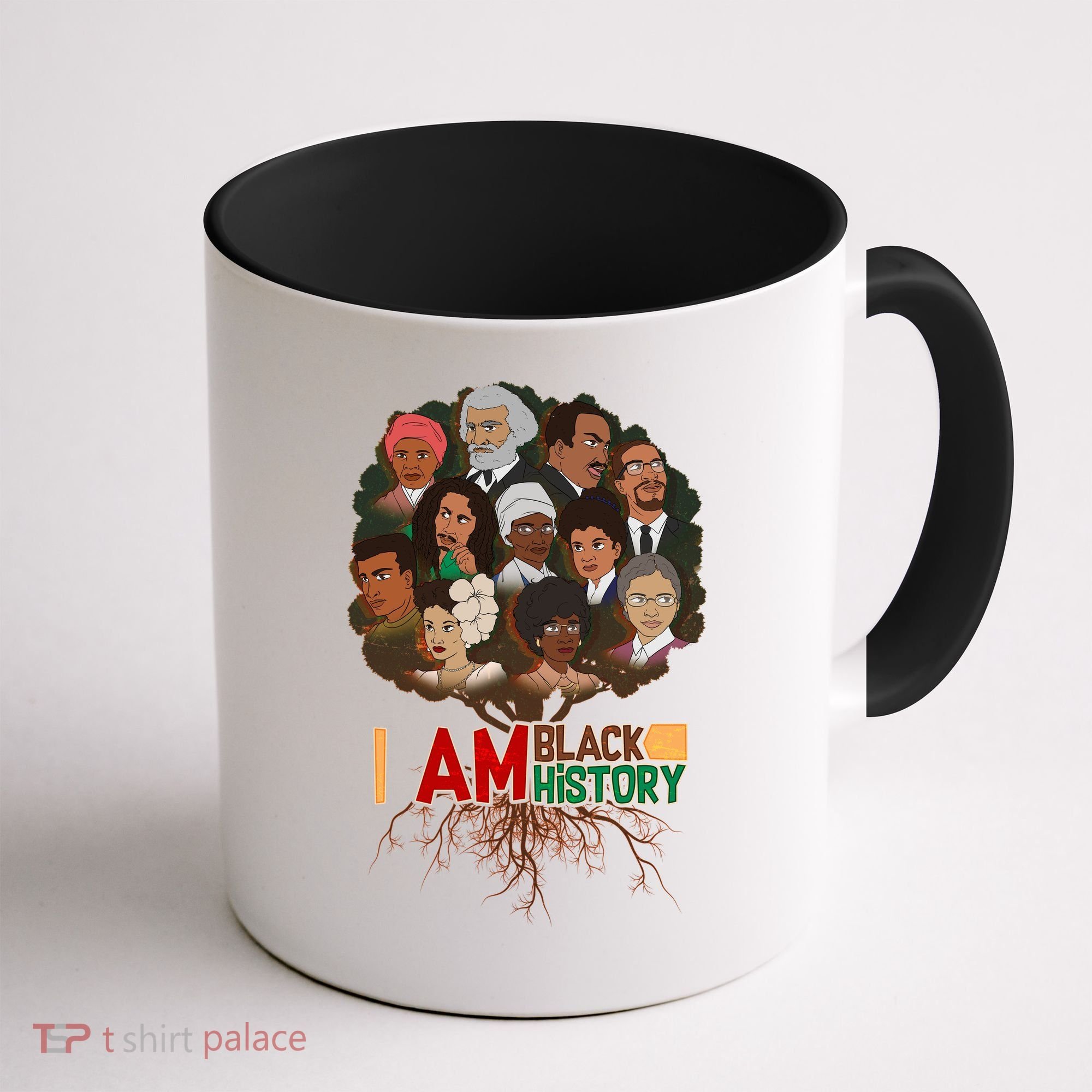 I Am Black History Tree Roots Coffee Mug
