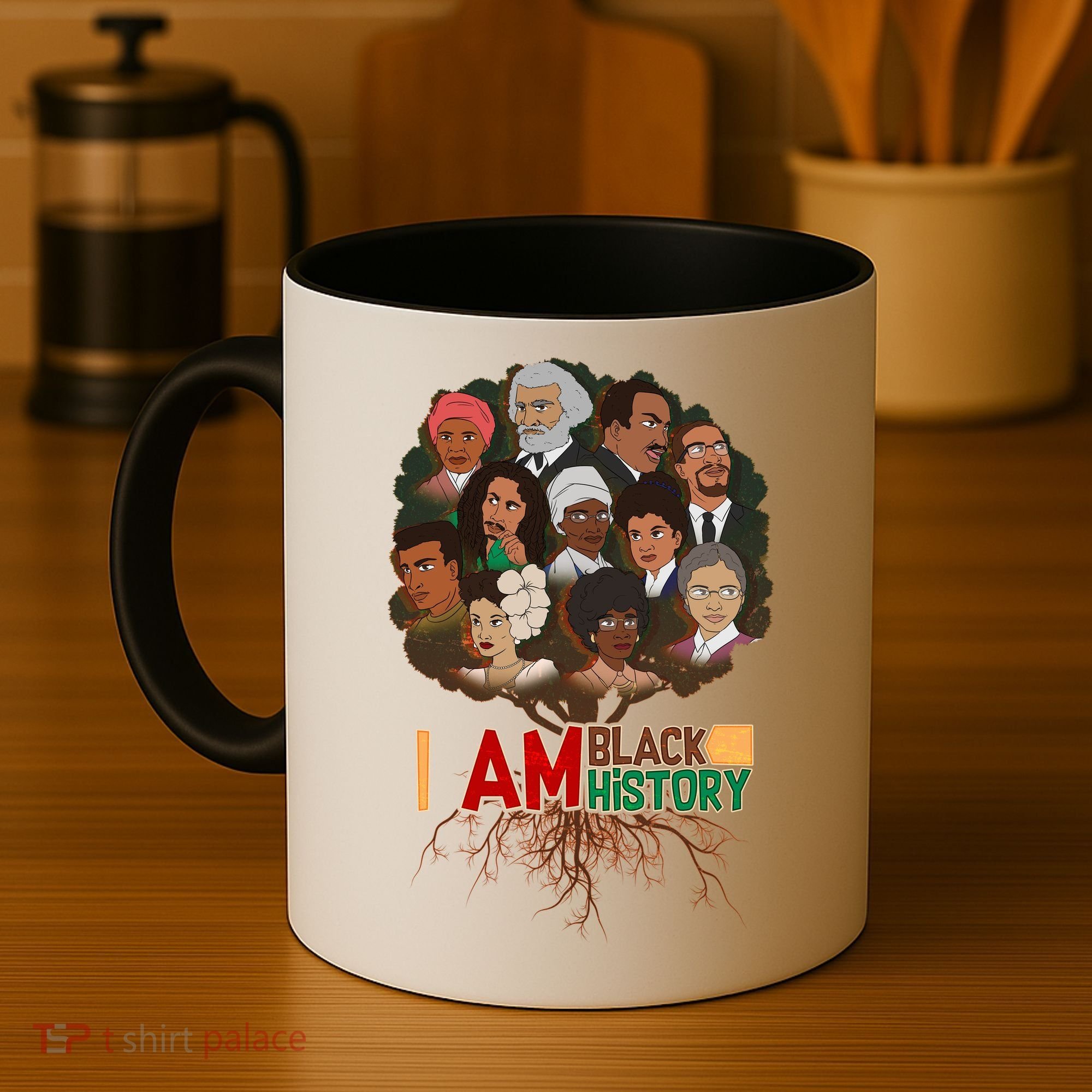 I Am Black History Tree Roots Coffee Mug