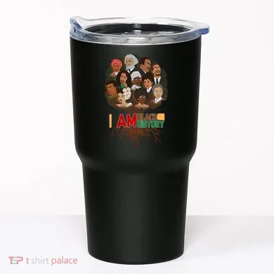 I Am Black History Tree Roots Tumbler
