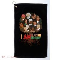 I Am Black History Tree Roots Golf Towel thumb 0