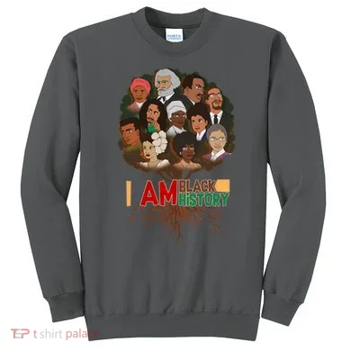 I Am Black History Tree Roots Sweatshirt