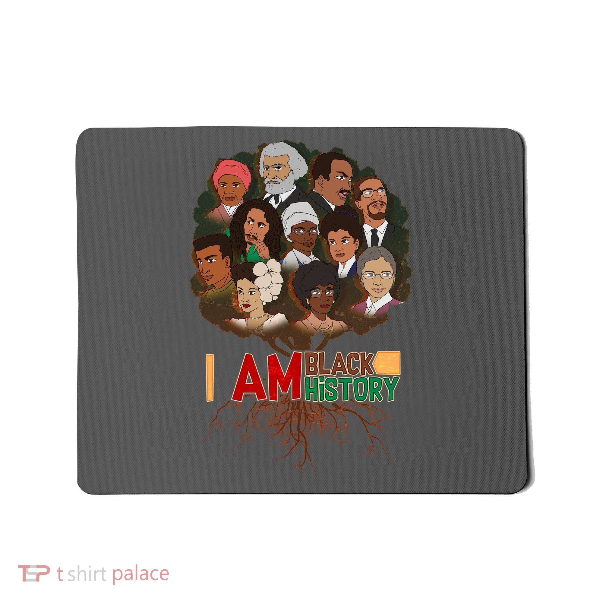 I Am Black History Tree Roots Mousepad