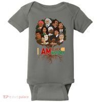 I Am Black History Tree Roots Baby Bodysuit thumb 0