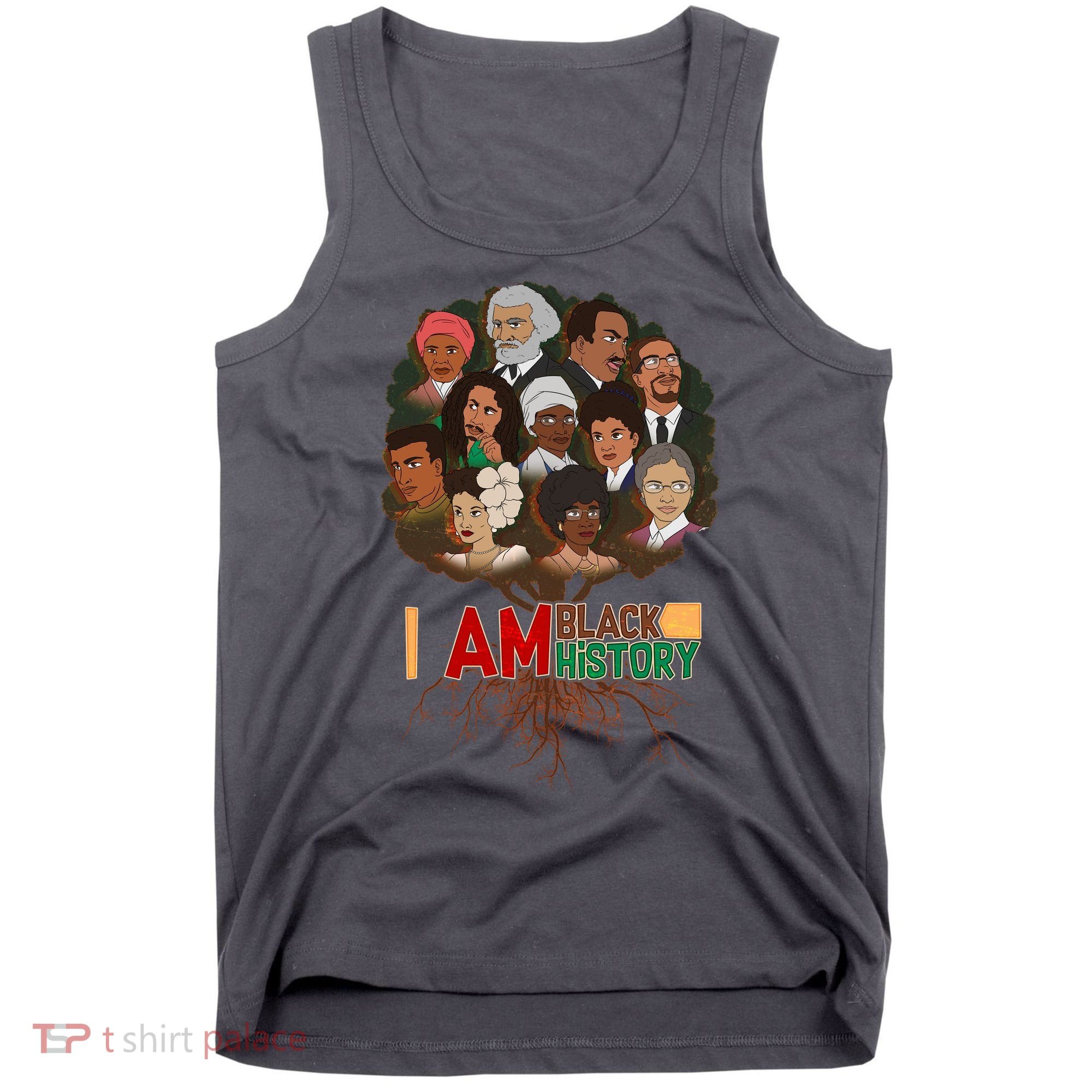 I Am Black History Tree Roots Tank Top