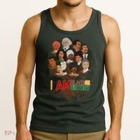 I Am Black History Tree Roots Tank Top thumb 3