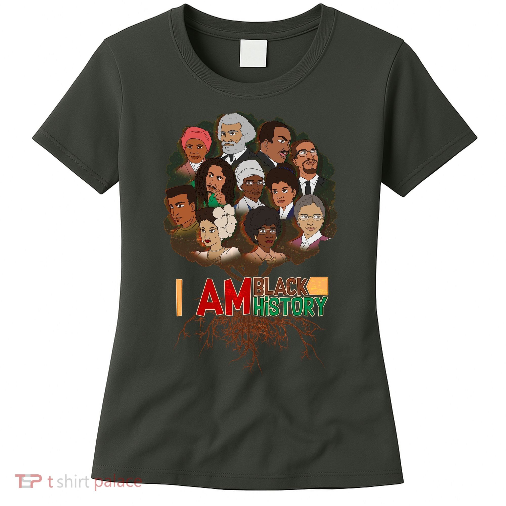 I Am Black History Tree Roots Women's T-Shirt