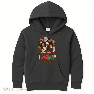 I Am Black History Tree Roots Kids Hoodie