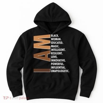 I Am Black Woman Educated Black History Month Hoodie