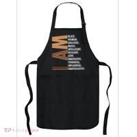 I Am Black Woman Educated Black History Month Apron thumb 0