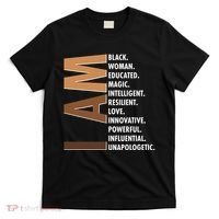 I Am Black Woman Educated Black History Month T-Shirt thumb 0