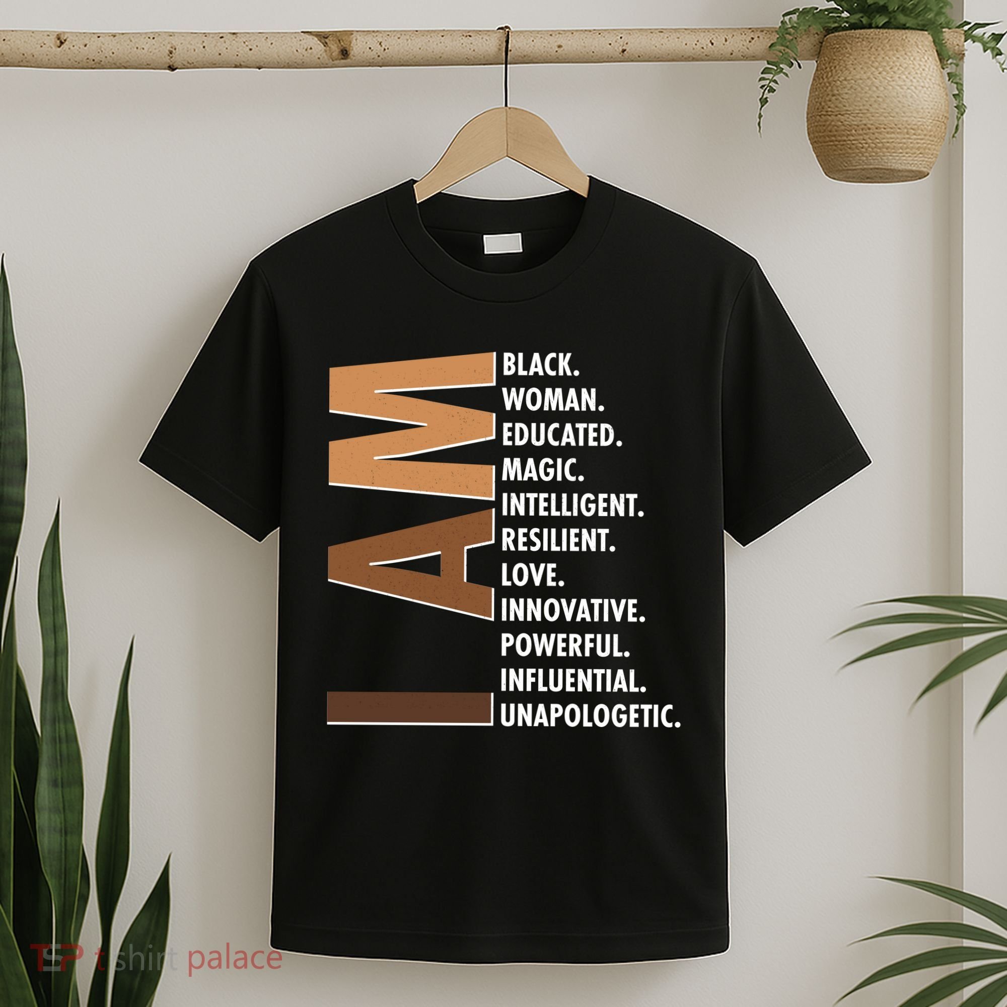 I Am Black Woman Educated Black History Month T-Shirt