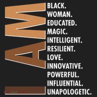 I Am Black Woman Educated Black History Month Beanie thumb 2