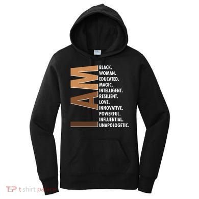 I Am Black Woman Educated Black History Month Women's Hoodie