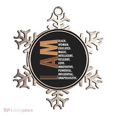 I Am Black Woman Educated Black History Month Ornament