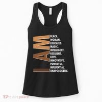 I Am Black Woman Educated Black History Month Women's Tank Top thumb 0