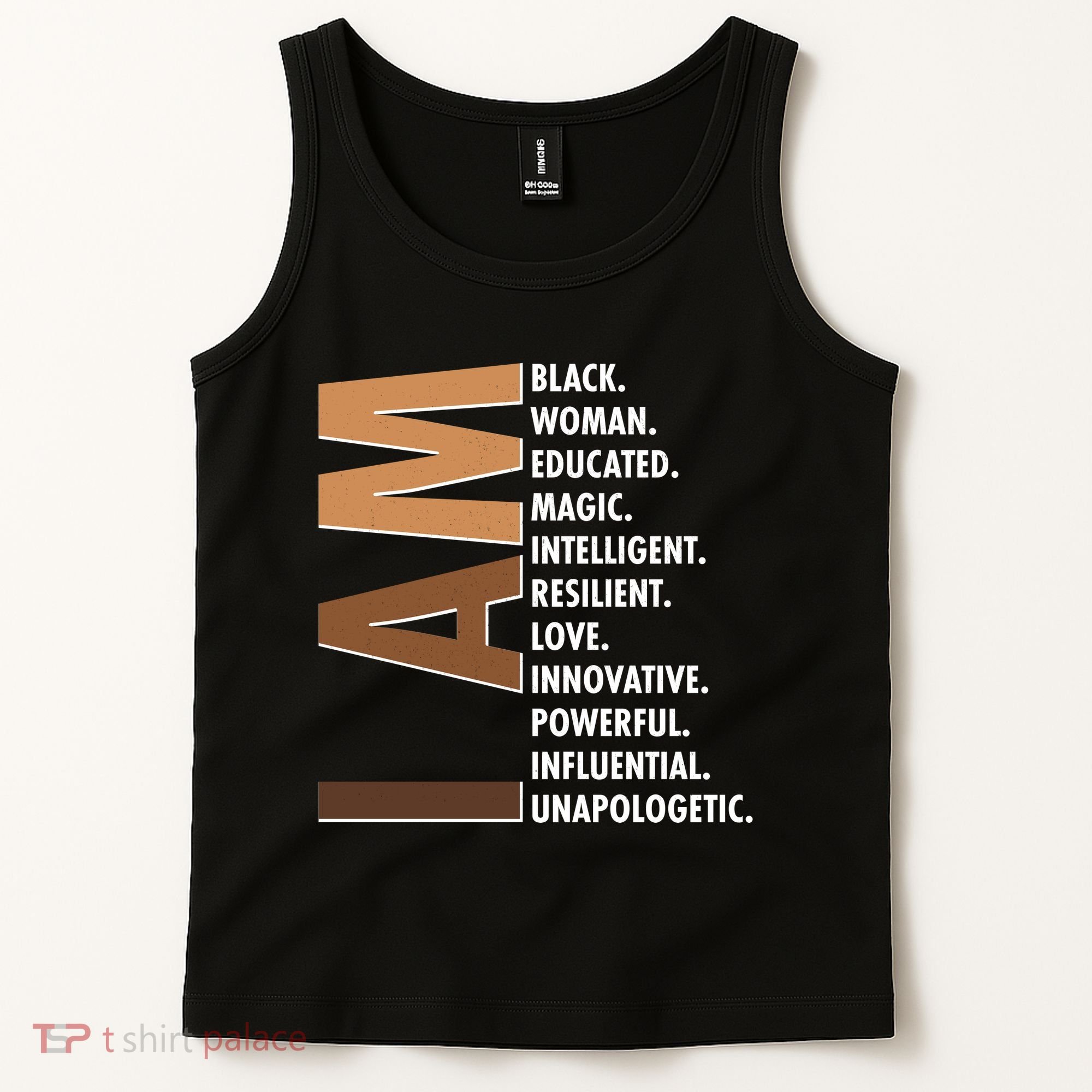 I Am Black Woman Educated Black History Month Tank Top