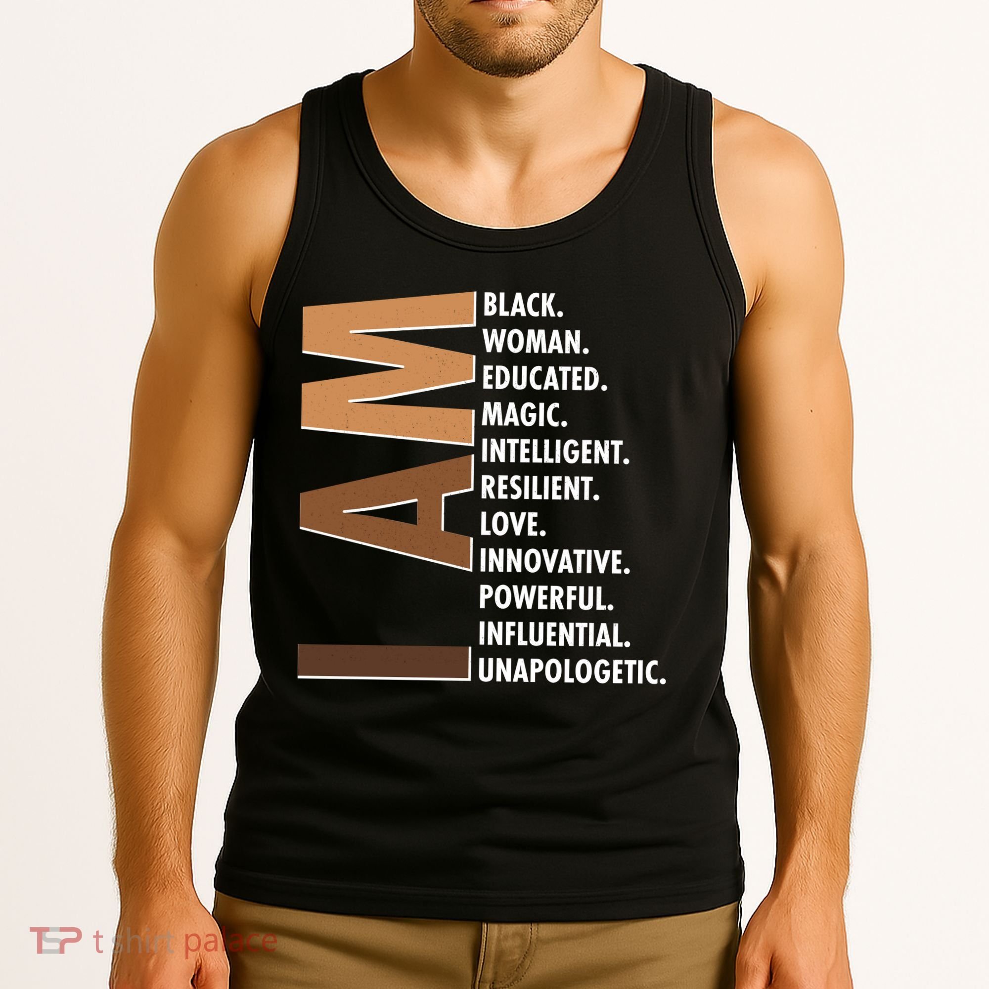 I Am Black Woman Educated Black History Month Tank Top