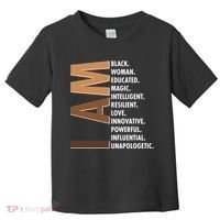 I Am Black Woman Educated Black History Month Toddler T-Shirt thumb 0