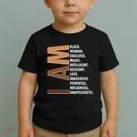 I Am Black Woman Educated Black History Month Toddler T-Shirt thumb 2