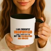 I Am Currently Unsupervised The Possibilities Are Endless Coffee Mug thumb 3