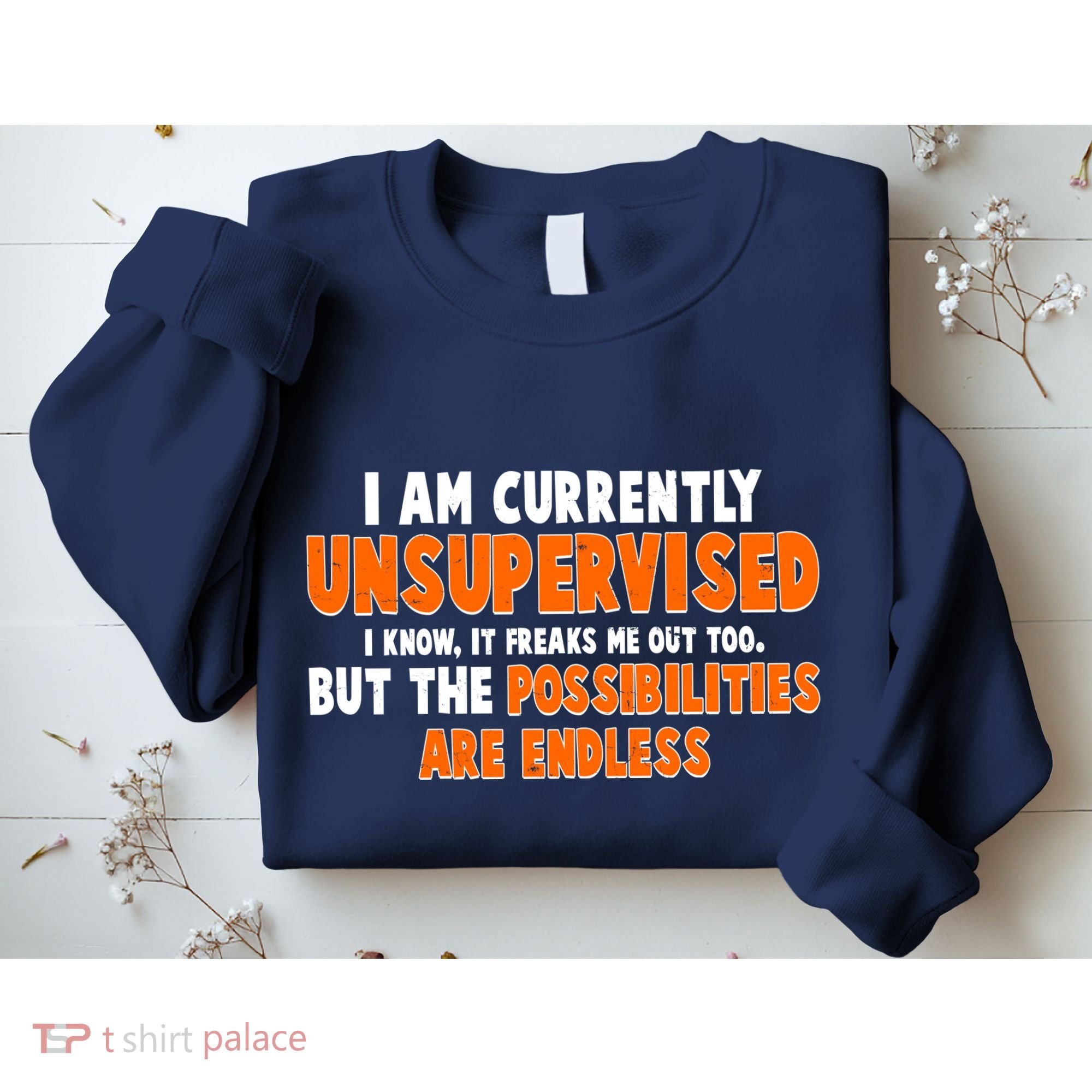 I Am Currently Unsupervised The Possibilities Are Endless Sweatshirt