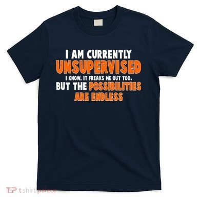 I Am Currently Unsupervised The Possibilities Are Endless T-Shirt