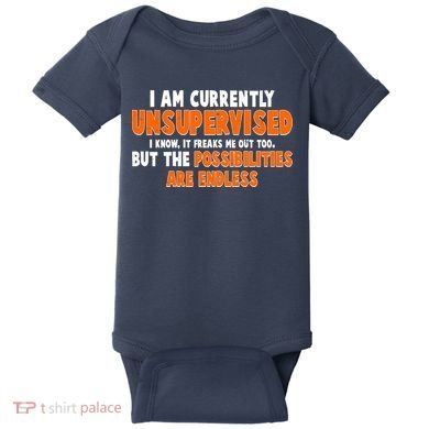 I Am Currently Unsupervised The Possibilities Are Endless Baby Bodysuit
