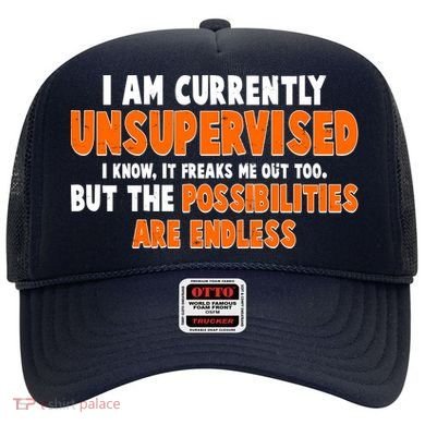 I Am Currently Unsupervised The Possibilities Are Endless Hat