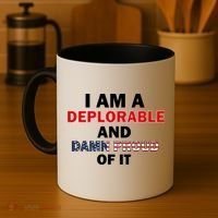 I Am Deplorable And I'm Proud Coffee Mug thumb 4