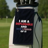 I Am Deplorable And I'm Proud Golf Towel thumb 2