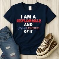 I Am Deplorable And I'm Proud Women's T-Shirt thumb 3